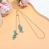 NEWITIN 15 Pieces Gold Bohemian Jewelry Set for Women Turquoise Jewelry Set