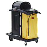 Rubbermaid Commercial High Capacity Vinyl Janitorial Cleaning Cart Bag Waste/Trash/Laundry/Linen Collection for Restraurant/Café/Office/School/Motel/Facility 34 Gallon Yellow
