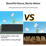 Anleolife 6-inch Black Steel Garden Edging
