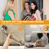 2 Pack 24 inch Shower Grab Bars 1.25 inch ADA Safety Grab Bars for Bathroom 500 lbs Support 304 Stainless Steel Assist Bath Handle Brushed Nickel