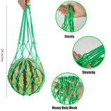 Rerialsaera 10Pack Melon Hammock Watermelon Nets with 20 Cable Zip Ties, Heavy Duty Watermelon Honeydew Net for Garden Trellis Vertical Garden Growing