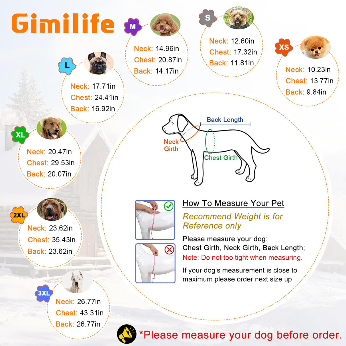 Gimilife Dog Hoodie, Dog Halloween Costume Xmas Pajamas Outfit, Pet Coat Cartoon Costumes for Small Medium Large Dogs and Cats for Halloween Christmas and Winter -M