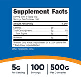 Nutricost D-Ribose Powder 500 Grams - 5000mg Per Serving, Non-GMO (500 Grams)