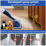 Wet Spray Mop for Floor Cleaning with 14 oz Bottle & 3 Microfiber Pads