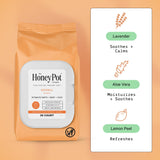 The Honey Pot Company - Feminine Wipes - Daily PH Balancing, Fragrance & Sulfate Free Wipes for Intimate Parts, Body, or Face - Hygiene Products - Normal 30 ct (Pack 3)