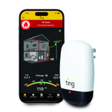 Ting Fire Ting Fire Prevention Sensor & Service - Includes 12 Months of Required Service, Residential Use Only