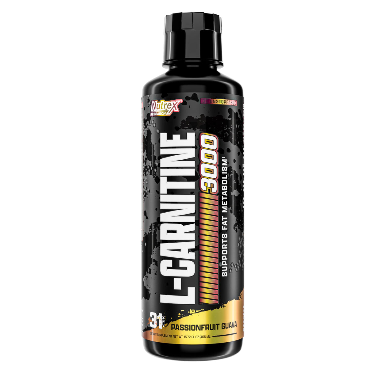 Nutrex Research Liquid Carnitine 3000 | Premium Liquid Carnitine, Stimulant Free (Passionfruit Guava)