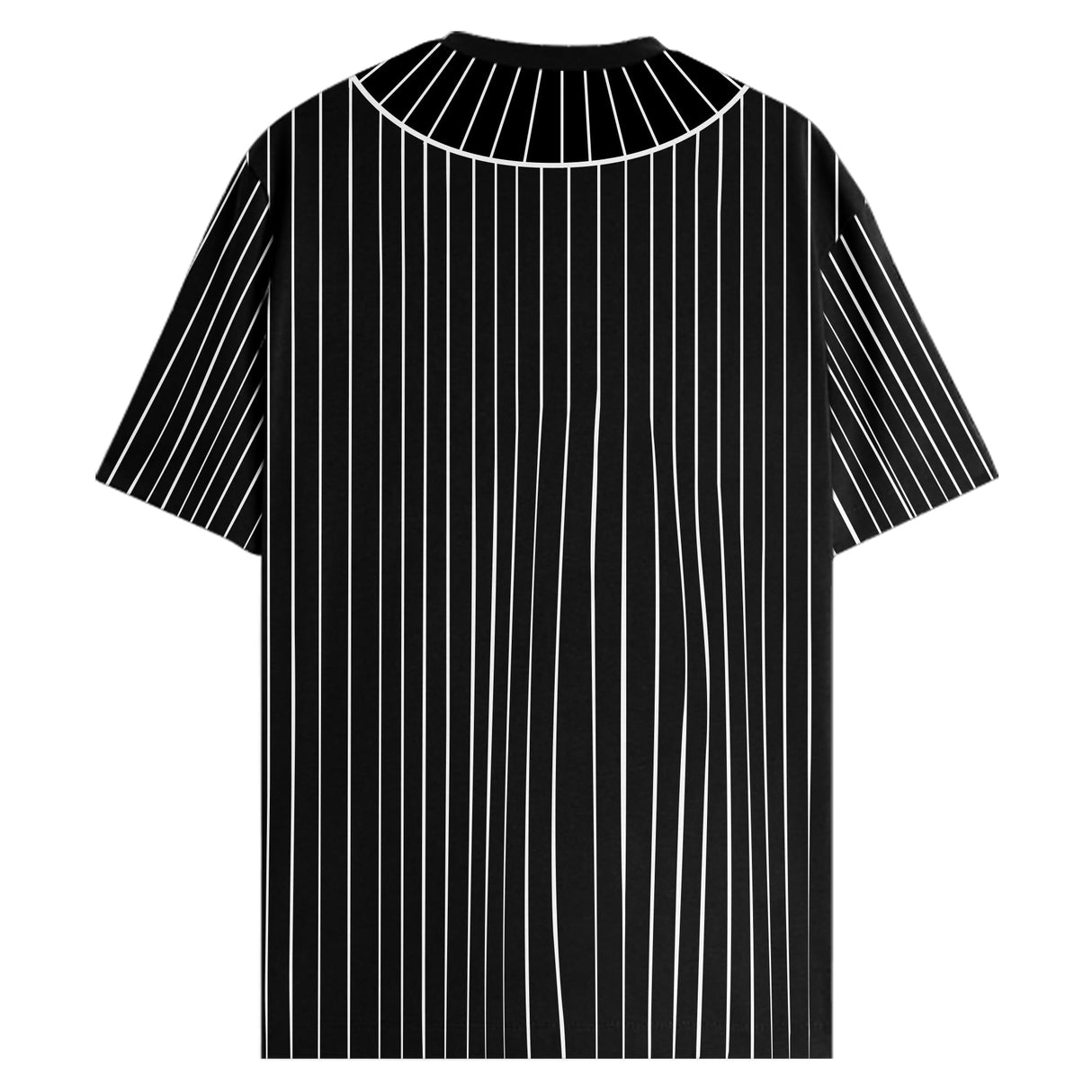 Disney Nightmare Before Christmas Jack Skellington Costume Suit T-Shirt(LG, Front/Back) Black