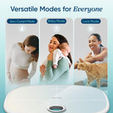Etekcity Smart Rechargeable Scale for Body Weight, BMI, Fat, Muscle Mass, FSA HSA Eligible, Digital Bathroom Scale with 13 Metrics, Secret Mode, Bluetooth Connect to Free Apps, Rainbow White