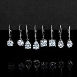 MDFUN Dangle Earrings for Women Teardrop,Round,Oval & Square
