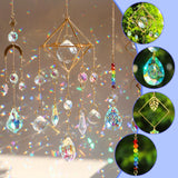 HYBEADS DIY Suncatchers, 400 pcs Sun Catchers Making Supplies Kit Art and Crafts for Adults Prism Hanging Decorative Suncatcher with Crystals Rainbow Maker for Indoor Windows Office Home Decor