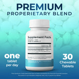 PurDentix Oral Health Probiotic – 4-Strain Formula for Healthy Gums, Teeth & Fresh Breath – 30 Chewable Tablets