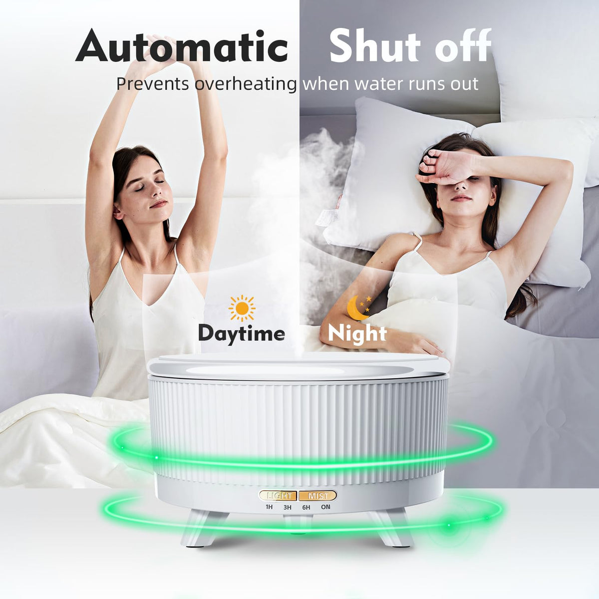 YOUENKITY 20-Hour Long-Lasting Aromatherapy, 500ML Essential Oil Diffuser