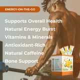 Youngevity ProJoba Pollen Burst™ - Clean Natural Energy Supplement w/Green Tea, Pollen Extract, GliSODin® - Increase Focus, Brain Boost, Endurance, Mental Clarity (30 Sticks)