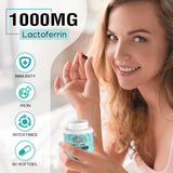 Pepeior Liposomal Bovine Lactoferrin 1000 mg - Higher Absorption - for Iron Absorption & Immune Function Lactoferrin Supplements for Adults, 60 Softgels