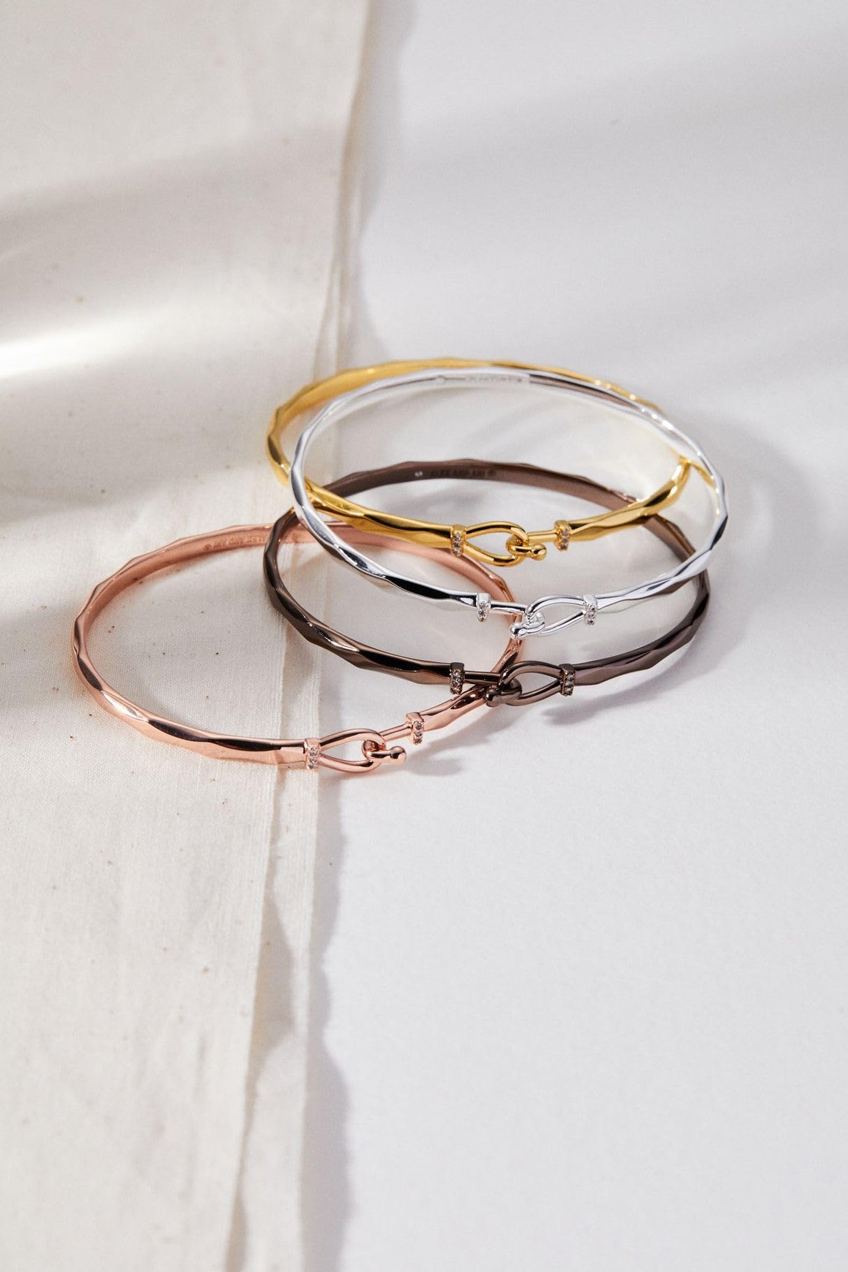 Alex and Ani Faceted Hook Tension Bracelet for Women - Polished Design, Comfortable Tension Clasp, Nickel-Free Bracelet for Women, Ideal Gift Jewelry