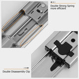 LONTAN 10 Pairs Soft Close Drawer Slides 24 Inch Side Mount Heavy Duty Cabinet Drawer Glides - Ball Bearing Full Extension Kitchen Cabinet Rails 100 LB Capacity