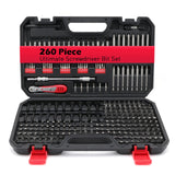 260-Piece Ultimate Precision Screwdriver Bit Set, Premium Security Bit Set Includes Magnetic Security Bits, Nut Driver, Ratchet Wrench and Bits Holder