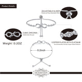 Desimtion Infinity Love Mom Bracelets for Women
