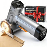 2026 Upgrade 4.2V Cordless Cutting Tool, Cardboard Cutter with LED Display, Brushless Motor, Cutting Tool Cut Trim Saw Flexible Blade, Electric Chop Saw for Fabric, Cardboard, Leather, Carpet-Orange