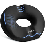 ZIKEE Dual U-Shaped Donut Pillow for Tailbone Pain, Hemorrhoid Pillow for Sitting with Pressure Relief Hole & Slope Design, Donut Seat Cushion for Coccyx, Postpartum & Post Surgery Sitting Relief