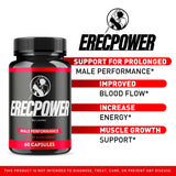 (3 Pack) Erecpower for Men Supplement Capsules, Erecpower Piills All Natural Ingredients, Erecpower Original Advanced Formula, Erecpower Vitamin Support, Ericpower Reviews, 180 Capsules for 3 Months