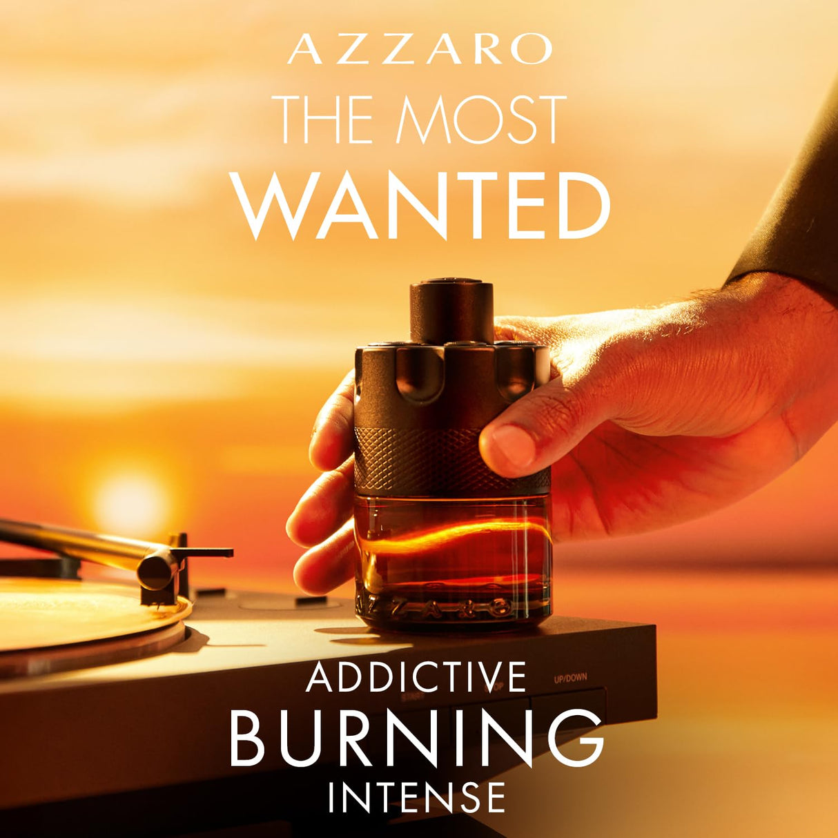 Azzaro The Most Wanted Parfum - Intense Mens Cologne - Spicy & Sensual Fragrance for Date - Lasting Wear - Irresistible Luxury Perfumes for Men, 3.3 Fl. Oz