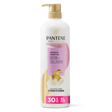 Pantene Infinite Lengths Conditioner with Biotin + Collagen, Strengthens Brittle Hair, Up to 90% Less Breakage, 1 Minute Miracle, Safe for Color Treated Hair, Floral Scent, 30 Fl Oz