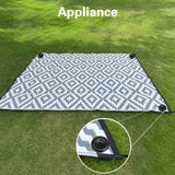 Bakulyor 16 Sets Outdoor RV Rug Stakes, 6 Inch Black Patio Mat Stakes, 6 Gauge Heavy Duty Galvanized Camp Carpet Stakes for Fixing Outside Rug, Tarps, and Camping Mat, Pop Up Camper Accessories - 6"