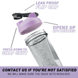 HELIMIX 2.0 Vortex Blender Shaker Bottle Holds upto 28oz | No Blending Ball or Whisk | USA Made | Portable Pre Workout Whey Protein Drink Shaker Cup | Mixes Cocktails Smoothies Shakes | Top Rack Safe