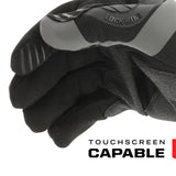 Mechanix Wear M-Pact Impact Resistant Work Gloves - Durable Safety Gloves for Men - Touchscreen Capable - Machine Washable - Breathable - Large - Black
