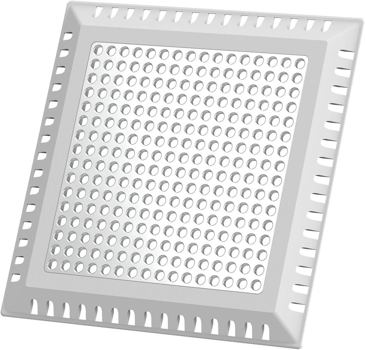 Shower Drain Hair Catcher/Drain Strainer/Shower Drain Cover for Bathroom Floor Drain, Stainless Steel and Silicone (Patented Product)