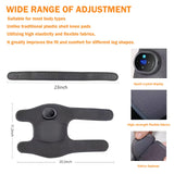 Generic Rejuvaknee Advanced Knee Relief, Multi-functional heated massager with five heating modes and three massage modes. Relieves joint pain and stress. (1), Grey