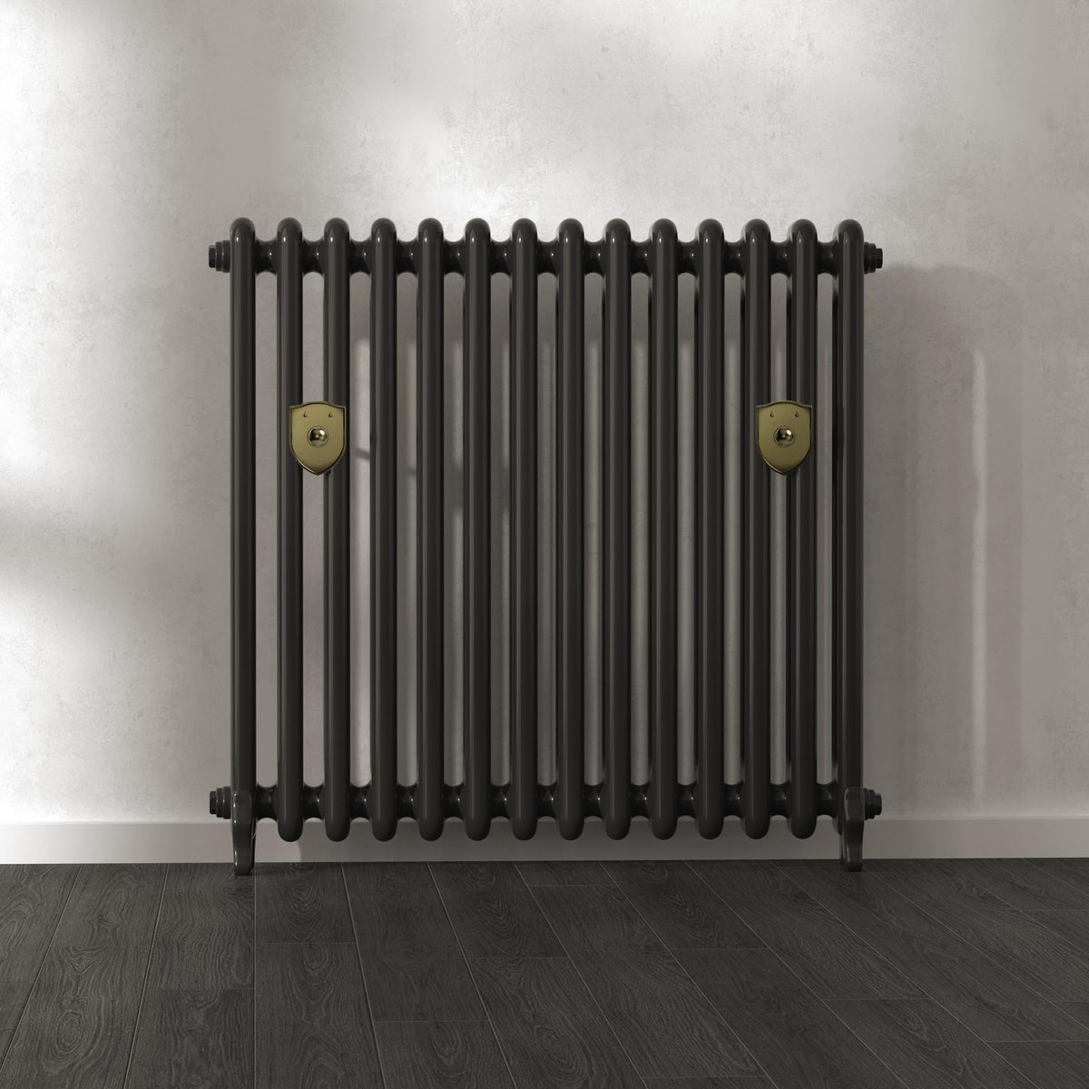 Vancoco Brass Radiator Wall Stay Vintage Cast Iron Wall Stay Bracket R ...