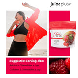Juice Plus+ Fruit Blend Soft Chews (Chewables) - Boost Your Nutrition with 11 Fruits & Plant Ingredients - Vegan Gummy for Kids & Adults - Vitamins, Whole Food Nutrition - 120 Chewables