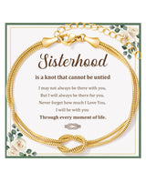 Sister Gifts, Sisters Birthday Jewelry Gifts from Sister Knot Bracelet