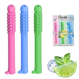 Chewable Breather Quit, Stop Smoking Aids Work Chewable Breath Sticks, Breather Sticks with Essential Oil for Aromatherapy On The Go, Fresh Breath (3)