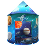 Kaivee Space World Play Tent Pop Up Kids Indoor Sensory Playhouse Children Foldable Kids Tent for Boys Girls Toddler as 3 4 5 6 7 Years Gift as Birthday Christmas Toys