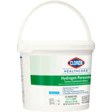 Clorox Healthcare Cleaner Disinfectant Hydrogen Peroxide Wipes, Go-To Bleach Free Disinfecting Wipes, Designed for Hospitals and Clinics, 12" x 11", 185 ct.