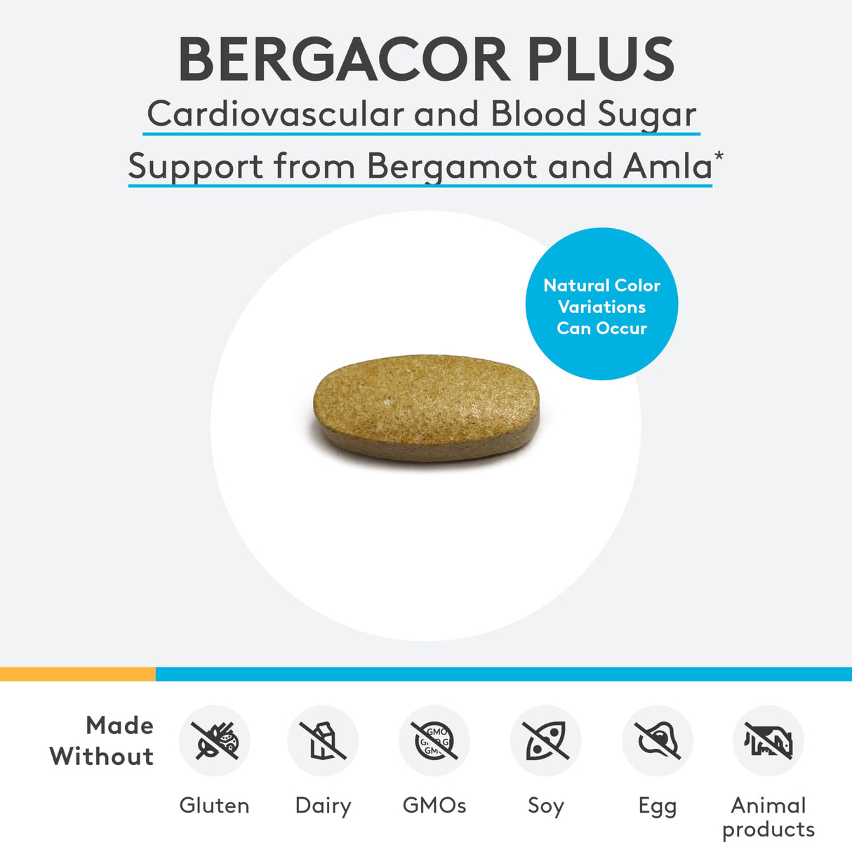 XYMOGEN BergaCor Plus - Bergamot Supplement - Polyphenols to Support Cardiovascular Health + Help Maintain Healthy Cholesterol Levels Already Within Normal Range (60 Tablets)