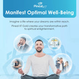 Nutraville Pineal XT Gold - Pineal Gland Supplement - Third Eye Awakening - Focus and Memory Supplement for Brain - 7 Powerful Ingredients Decalcify, Detox, and Activate Your Pineal Gland, 2 Pack