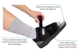 United Ortho Post-Op Shoe - Orthopedic Adjustable Recovery Shoe For Broken Foot or Toe, Post Surgery, Lightweight Medical Shoe, Left or Right Foot, (Men's Medium)