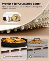 42"x16" Warming Mat for Food Extra Large, Extendable Food Warming Mat, Electric Warming Tray for Buffets Party with 7 Adjustable Temperature, 6 Timer, Silicone Food Warmer for Parties Home Countertop