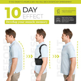 SHAPERKY Posture Corrector for Back Support: Relief Shoulder Lumbar Upper Lower Pain for Hunchback Scoliosis - Adjustable Back Brace for Women & Men (Small/M)