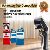 【Upgrade】Universal Upholstery Attachment with 12-FT Hose,Compatible with Rug Doctor Mighty Pro,X3,Wide Track Carpet Cleaner,Clean Carpet,Stair, Mattresse,Remove Dirt and Odor,2-Year Warranty