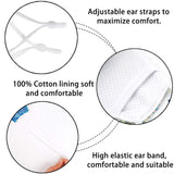 MLGDA Sparkly Sequin Face Cover Glitter Cotton Sequins Masc Masquerade Face Covering (B)