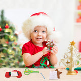 CiyvoLyeen Christmas Sewing Kit for Kids Felt Christmas Ornaments Craft Supplies DIY Activity for Girls and Boys Educational Sewing Gift for Child Set of 12