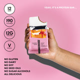 TRUBAR Vegan Protein Bar, Strawberry Shorty Got Cake, Gluten Free, Plant Based Protein, Dairy Free, Non GMO, Soy Free, No Sugar Alcohols, 12G Protein, 12G Fiber, 23G Carb, On the Go Snack Bars, 12 CT