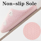 HIPINISS Halloween Slippers Skull for Women Men GhostFace Plush Warm Slippers Indoor Outdoor Memory Foam House Home Winter Shoes,Pink Skull 41-42