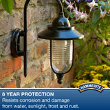 Hammerite 5092965 Metal Paint: Smooth Black 400Ml (Aerosol)